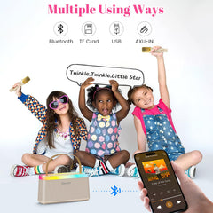 QOCUM karaoke machine supports TWS mode for shared playback.