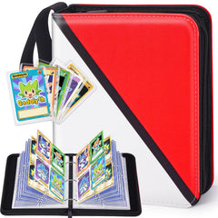 Qodalyth Card Binder 4-pocket zipper for secure, portable storage