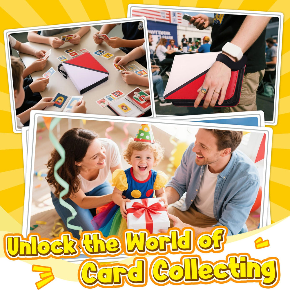 Qodalyth Double-sided display keeps cards organized securely