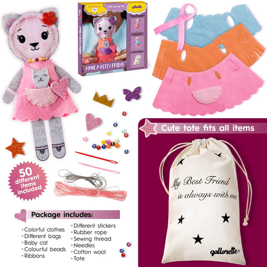 Qollorette beginner sewing tools for kids enabling easy, creative toy making.