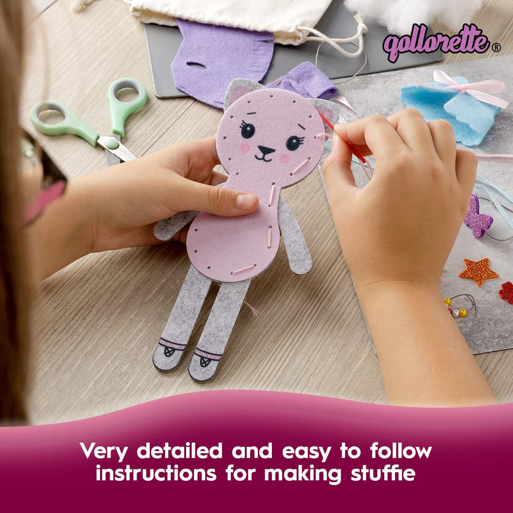 Qollorette sewing session for kids builds focus and fine motor skills.
