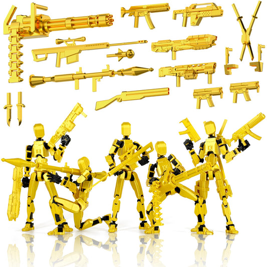 Qoopower T13 Titan assembled figure ready for display and dynamic posing.