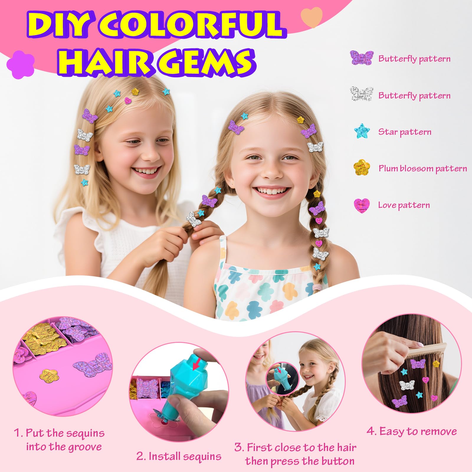 QoQlz Nail Dryer Girly Style dries nails quickly for speedy art sessions