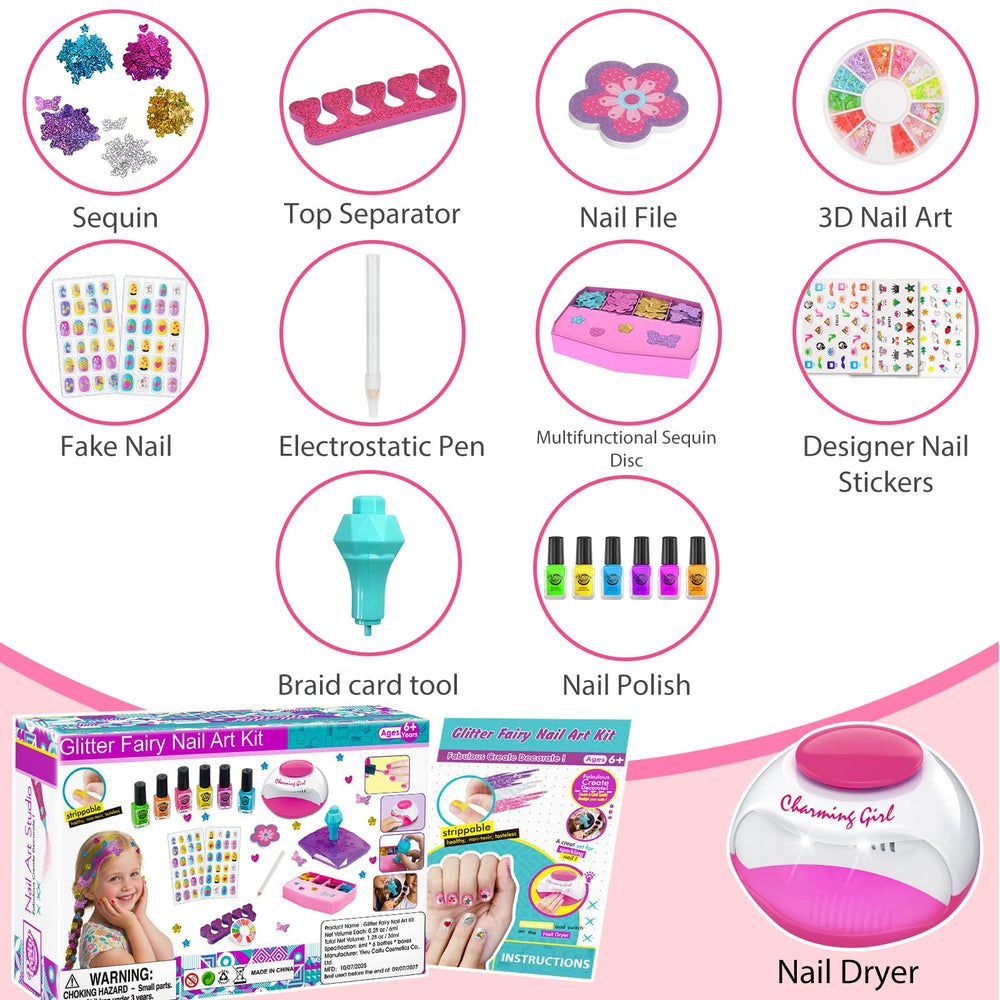 QoQlz Nail file and separator for smooth nails