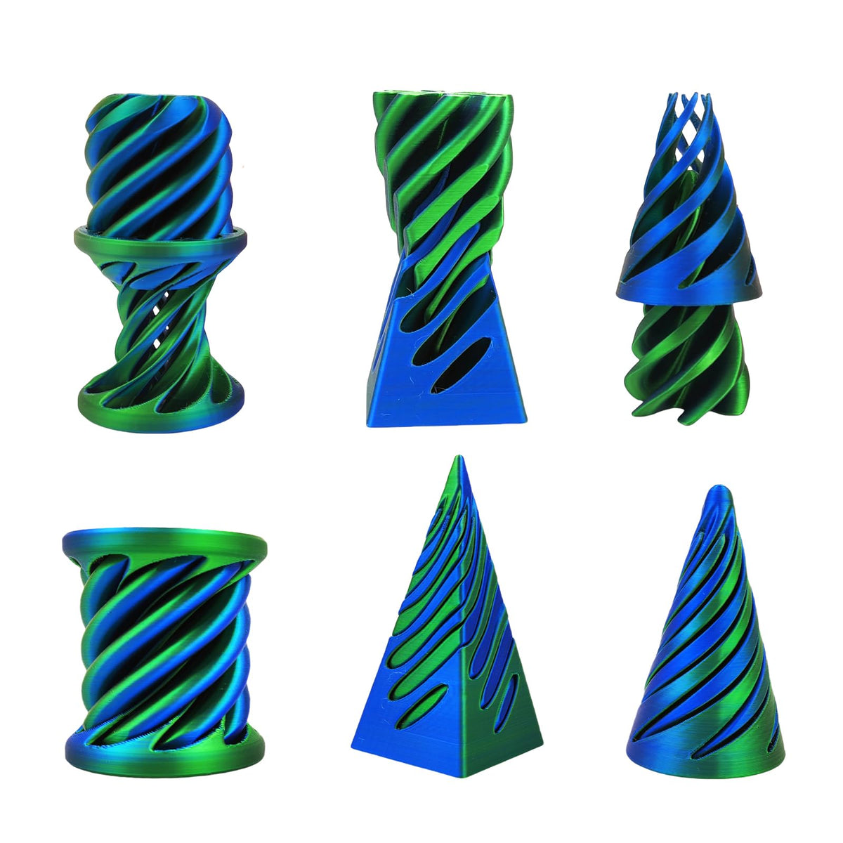 QOUXZ 3D poly pyramid passthrough shown for focused play and visual intrigue.