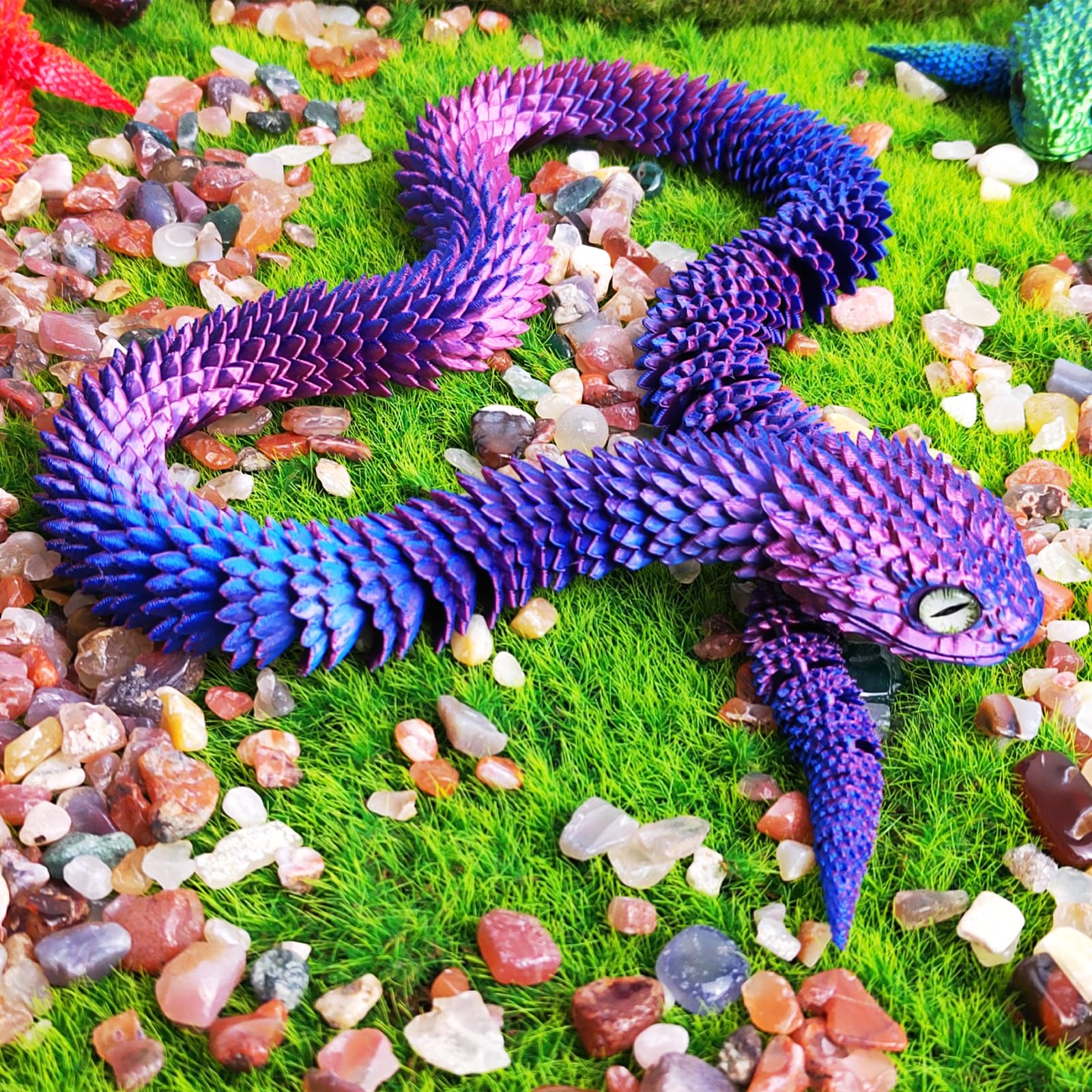 QOUXZ snake desk decor suitable for home or office study.