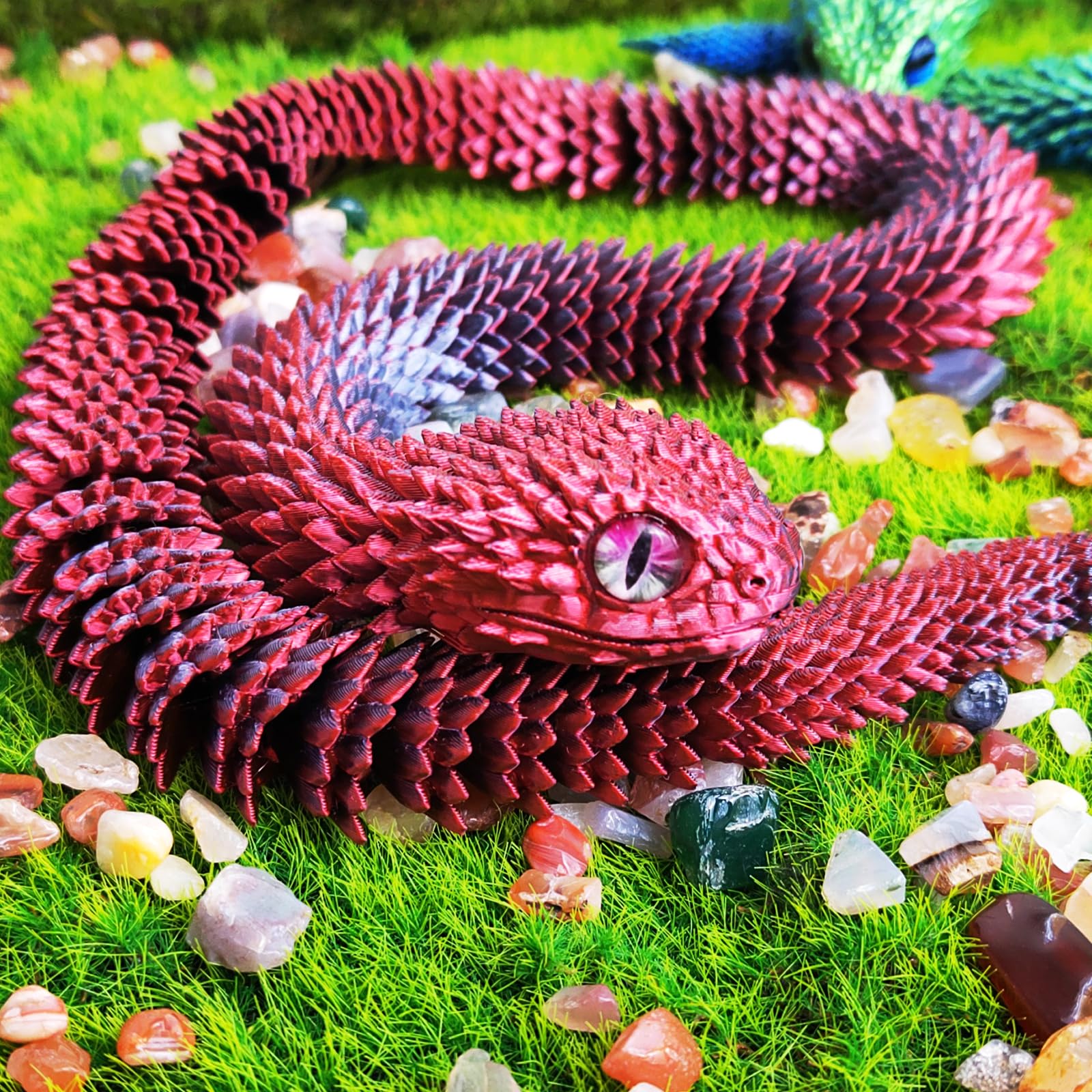 QOUXZ snake as desk decoration for office or study