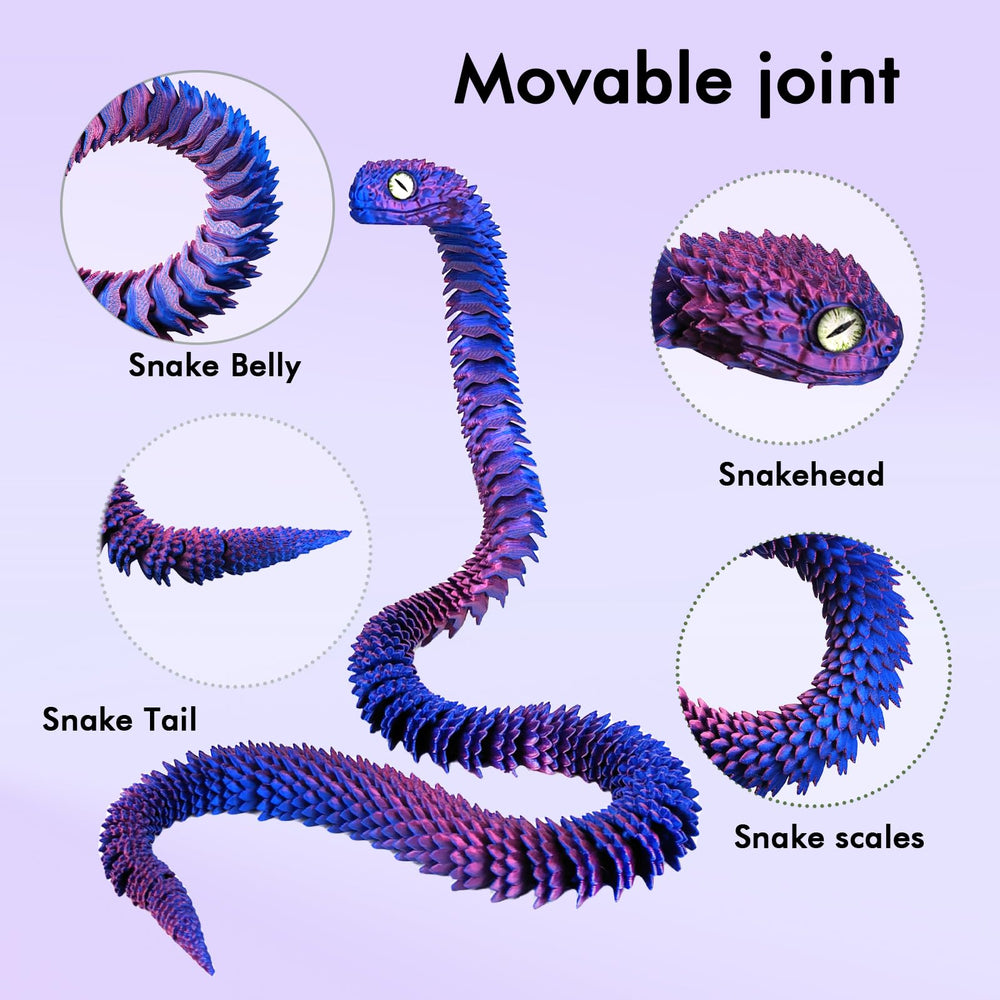 QOUXZ fidget toy snake offers soothing relaxation and focus.