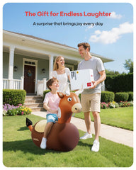 QPAU bull hopper family-friendly ride for kids and adults.
