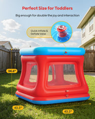 QPAU soft puncture-resistant PVC — skin-friendly durability for busy kids.
