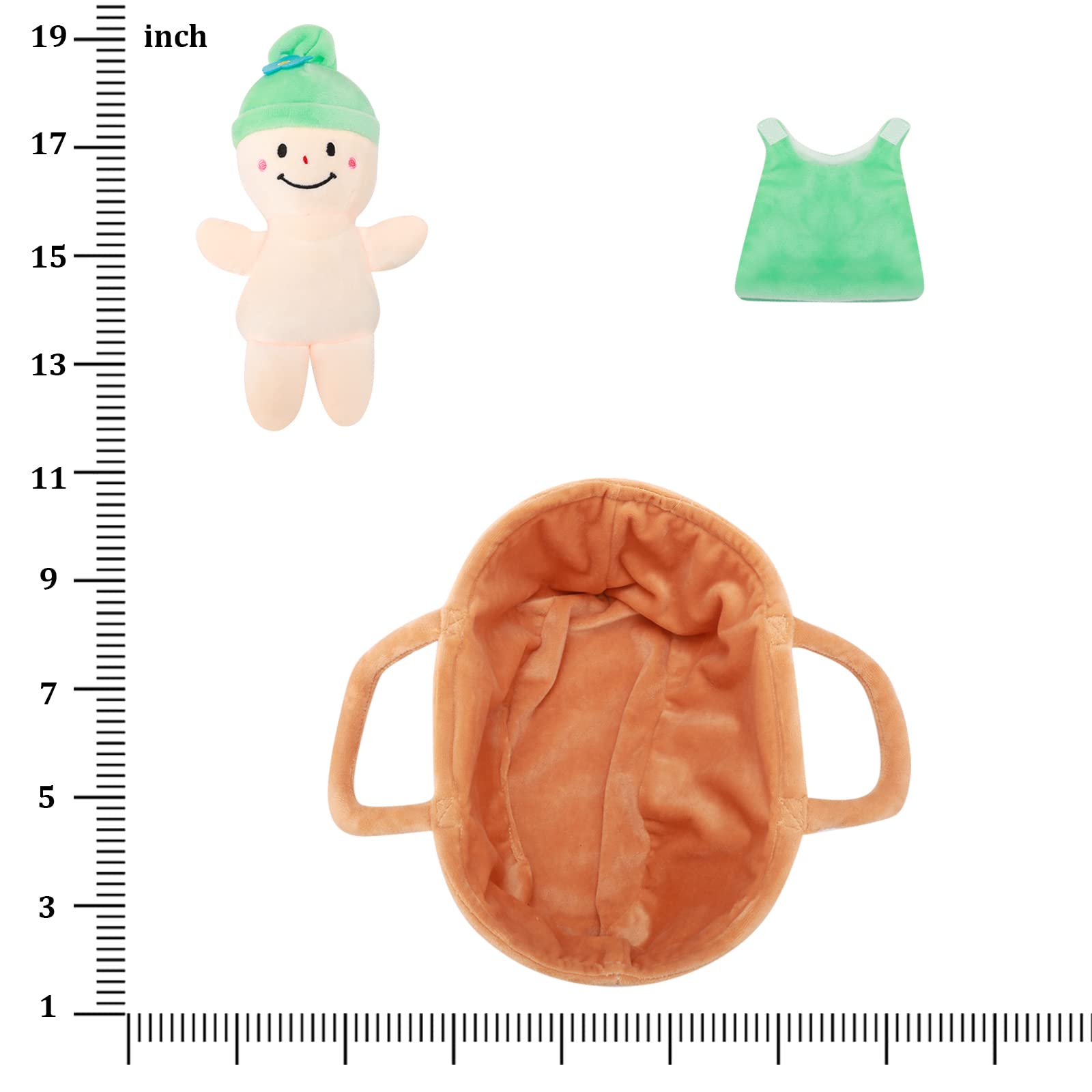 Qpewep dolls with detachable clothes encourage dressing skills and creative role-play.