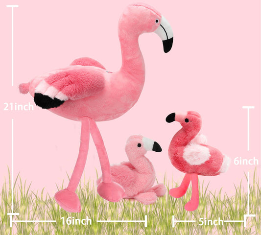 Qpewep flamingo close-up – soft plush fabric for gentle hugs
