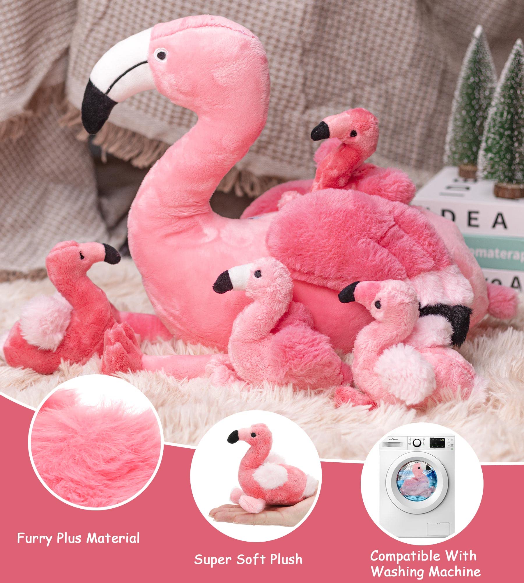 Qpewep flamingo party decor – bright pink charm for celebrations