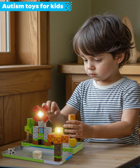 Forest-safe-edges magnets offer secure, worry-free play.