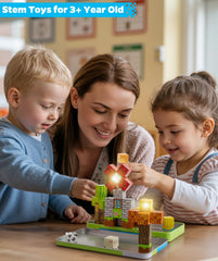 Forest-travel-activity set ideal for flights and car trips.