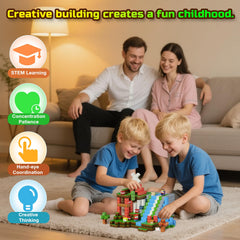 QRPQT 200pcs magnetic blocks gift-ready set for birthdays or holidays.