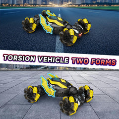 Qryselen RC car drifts sideways for exciting tricks