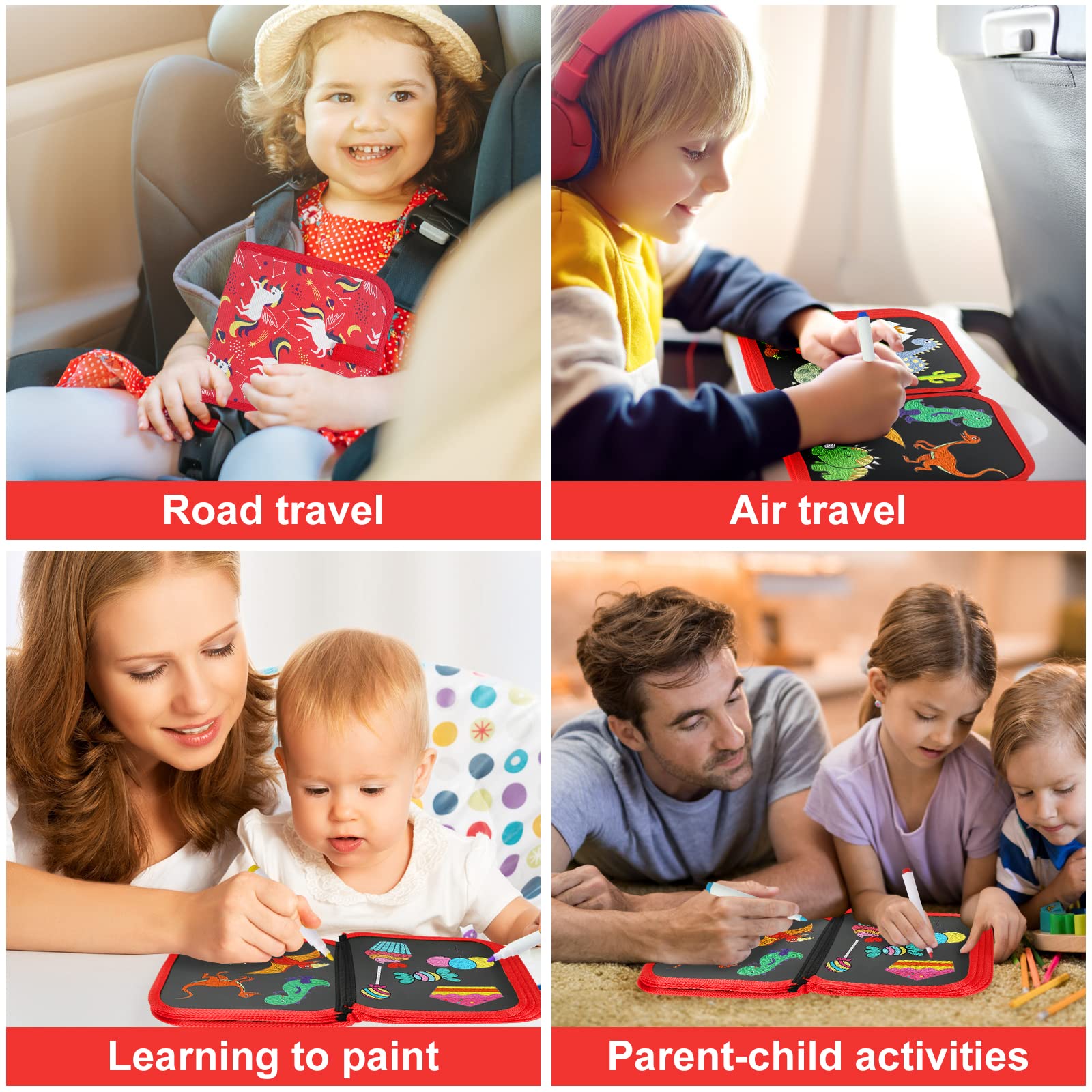 Qrytoi compact travel size fits kids' bags during everyday trips.