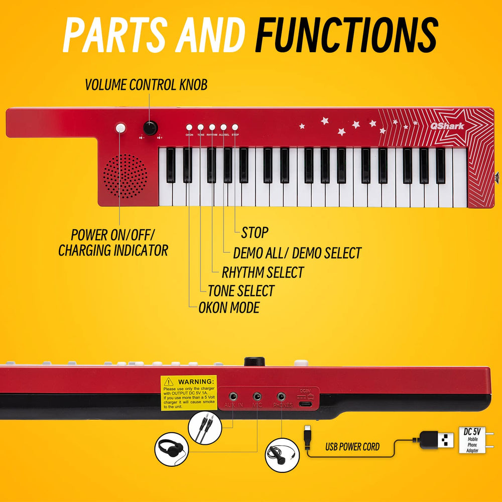 QShark lightweight carry strap for easy on-the-go performances