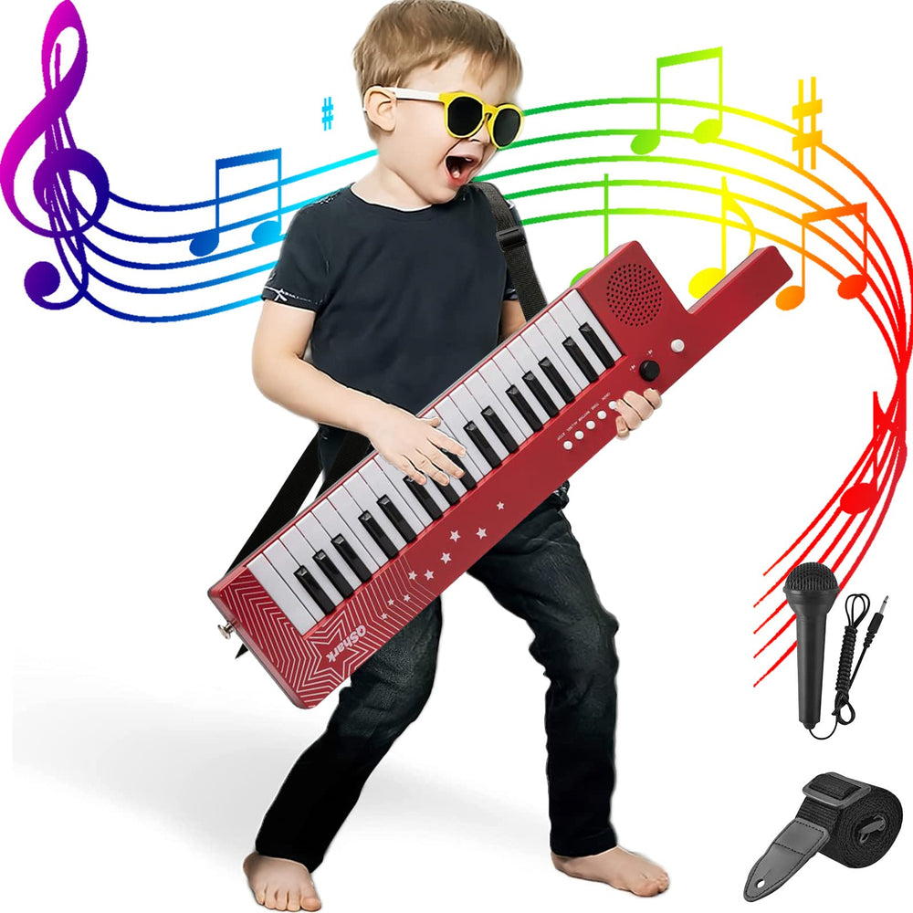 QShark portable piano keyboard with 37 keys for on-the-go practice and performance