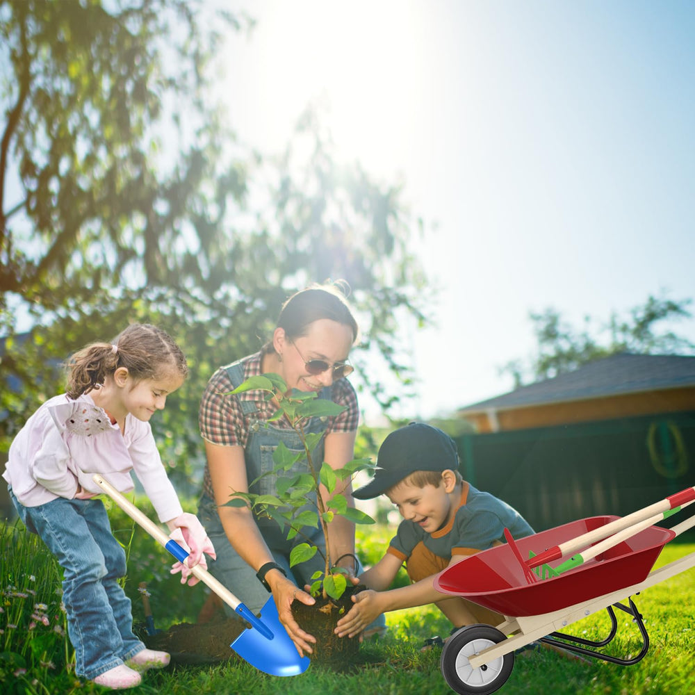 Qtioucp wheelbarrow safety design with rounded edges for worry-free play.