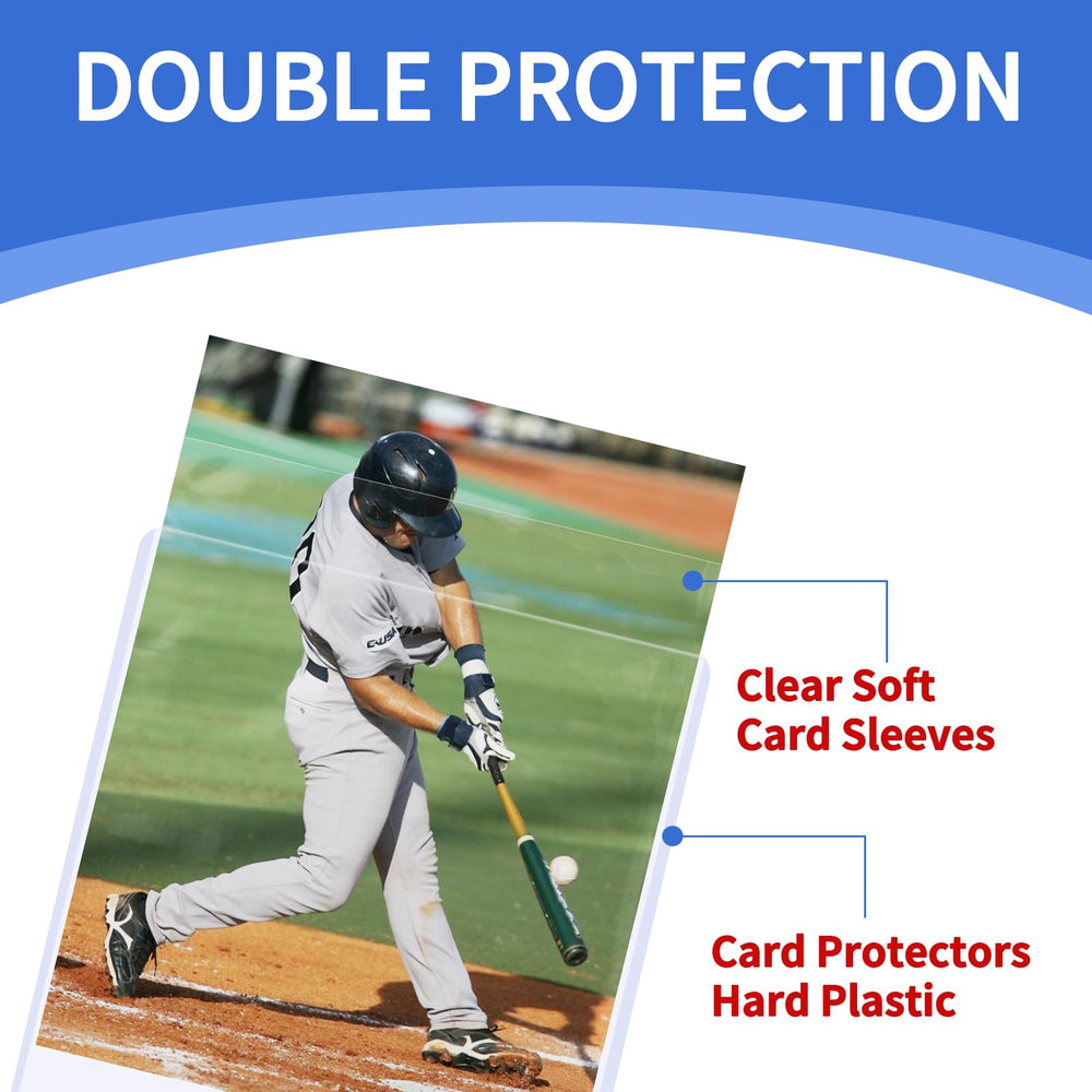 QTYORD hard plastic loaders deliver durable protection for collectible cards.