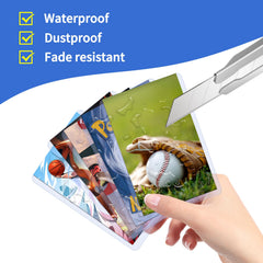 QTYORD penny sleeves keep edges safe before sleeving.