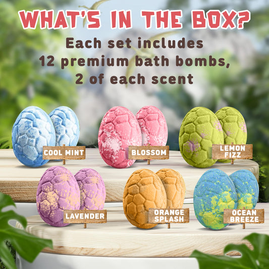 Quack Quack Moo dino eggs inside dissolve to reveal a toy