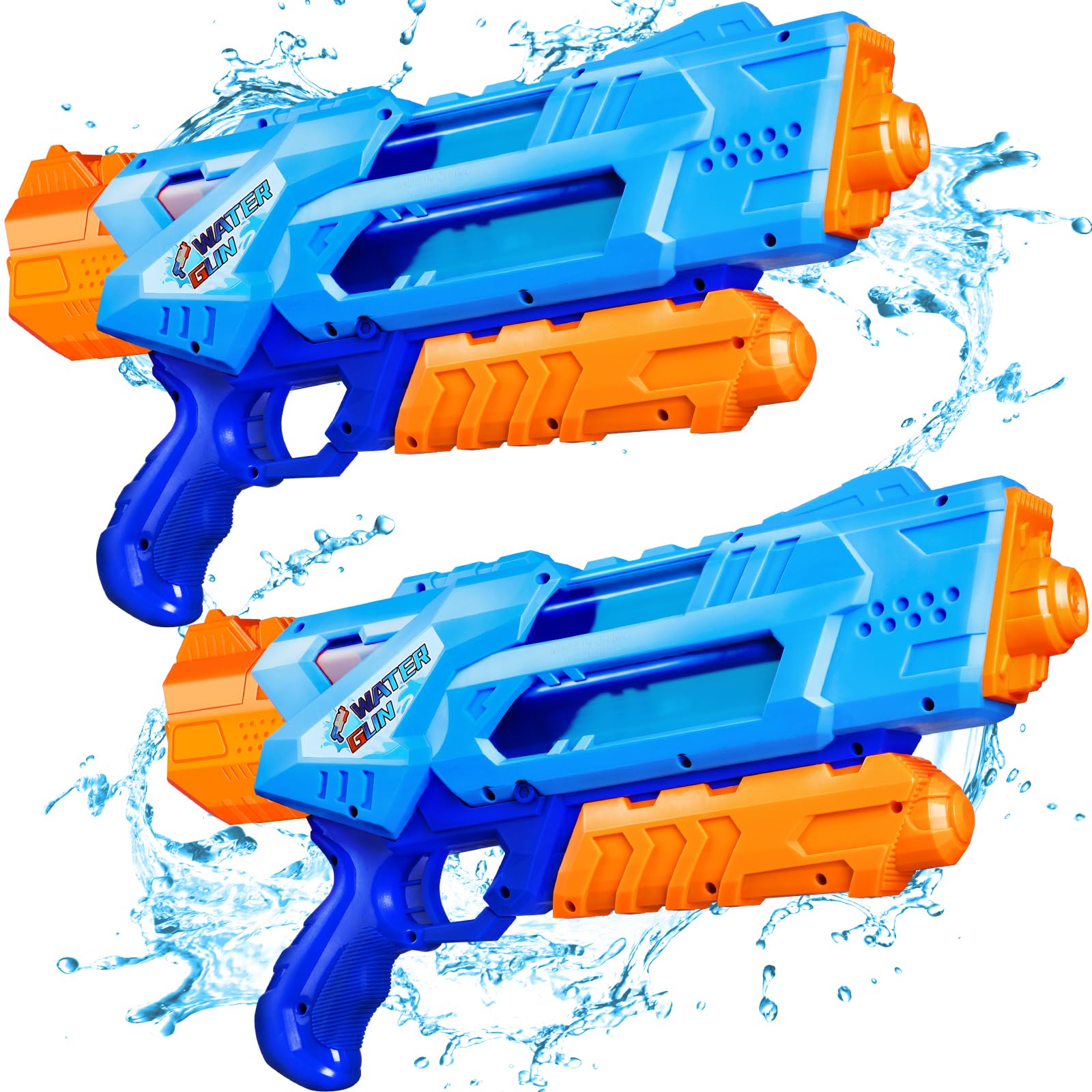 Quanquer 1200cc water gun setup for rapid-access summer water battles.