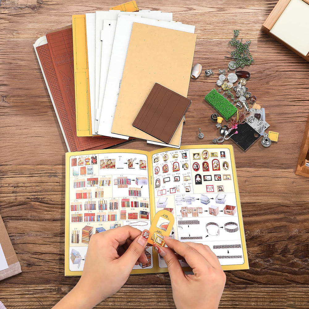 Quanquer fabric, paper-cut, and pigment kit sparks creativity.