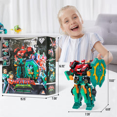 Quantum Heroes Dinoster eleven-inch tall figure suitable for display and play.