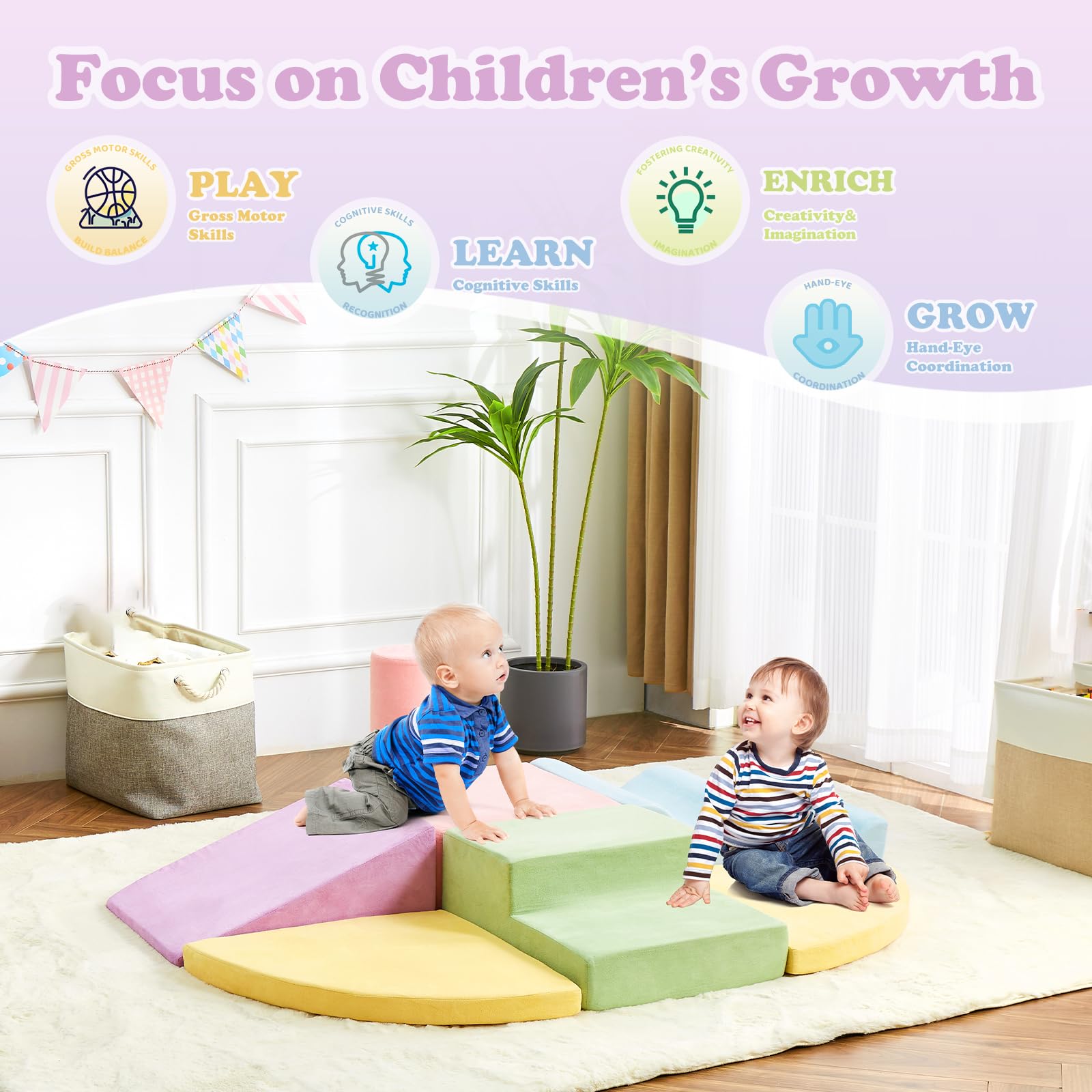 QUCHI foam close-up emphasizes high-density cushioning and durable fabric