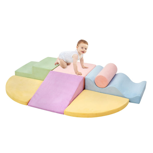 QUCHI toddler climbing blocks front view for imaginative indoor play