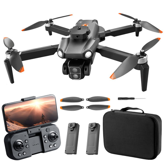 Qudify 1080P front camera captures clear aerial shots for beginners.