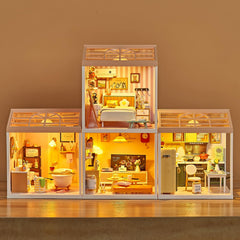 Qudify LED light provides bright, lifelike ambiance for tiny rooms.