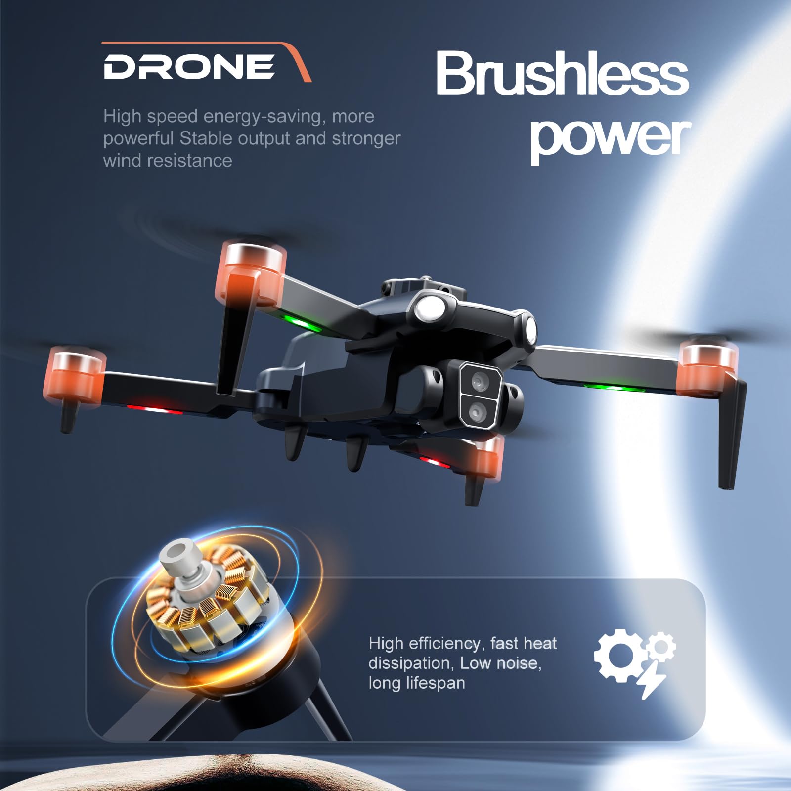 Qudify remote and app control offer versatile flying options.
