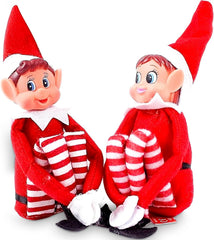 Quebec Naughty Elf Set elfie figure ready for seasonal display and interactive play.