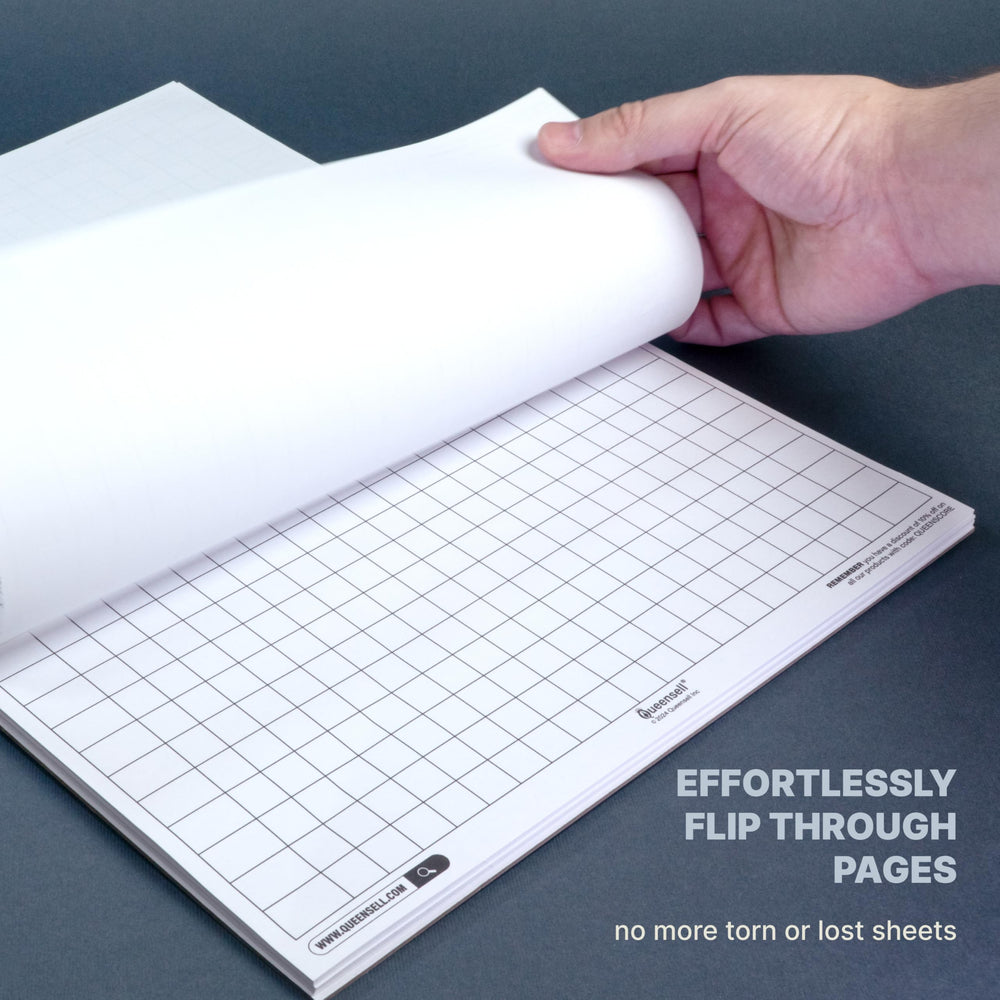 Queensell 50-page score pad provides ample room for rounds