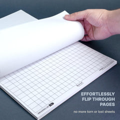 Queensell 50-page score pad provides ample room for rounds