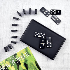 Gift-ready Queensell dominos bundle with elegant black case