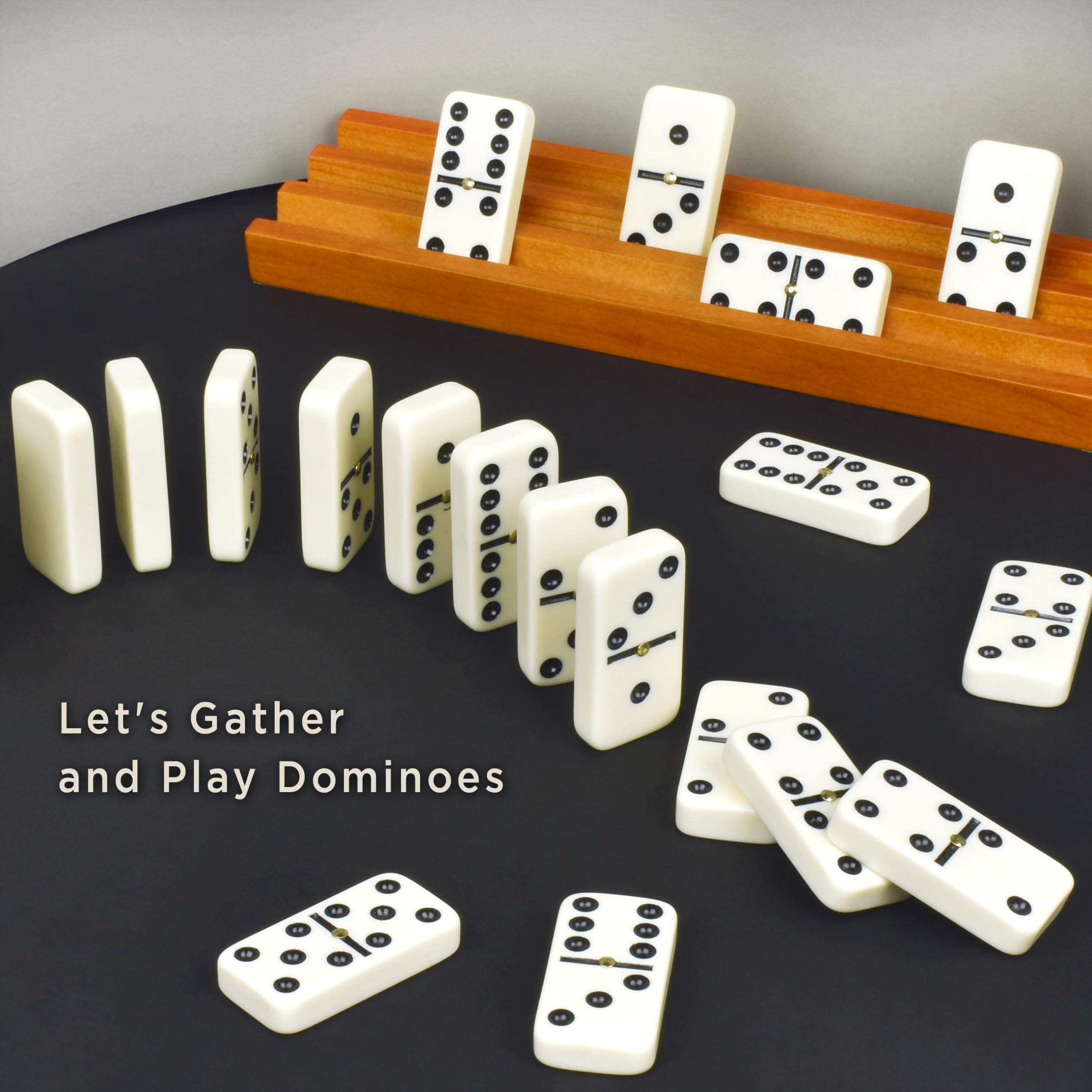 Queensell dominos family-night setup quick and easy.