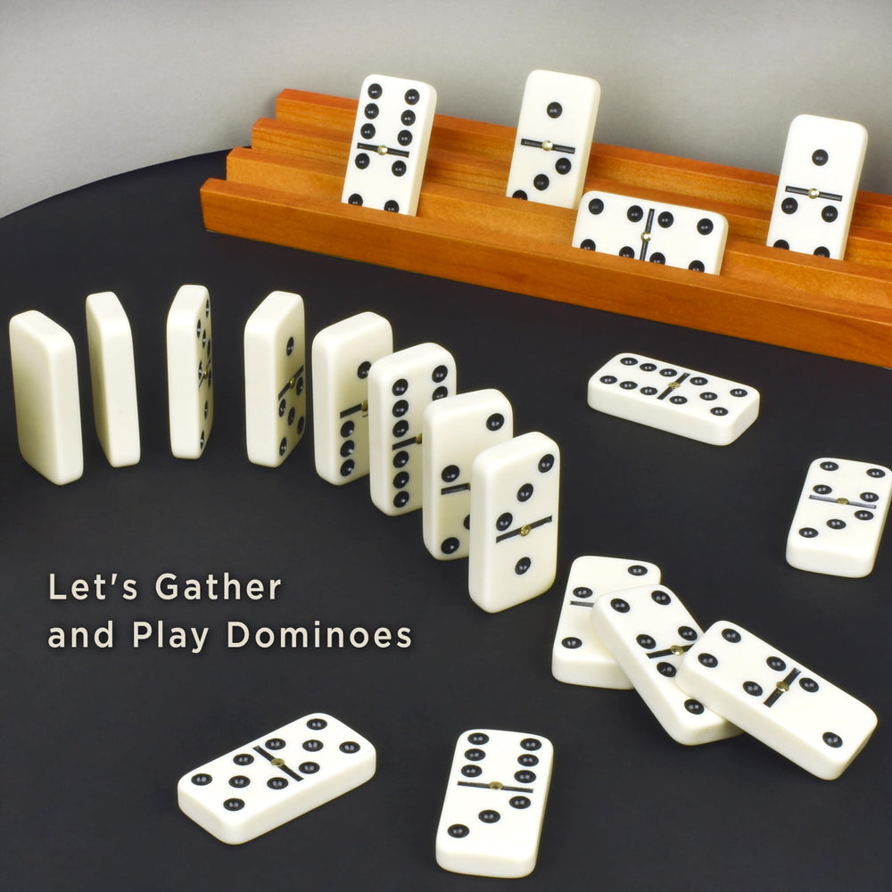 Queensell dominos family-night setup quick and easy.