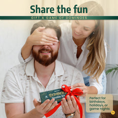 Queensell domino gift for board game lovers, perfect for celebrations and game nights