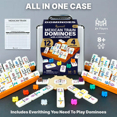 Queensell Mexican Train board game in action invites social fun