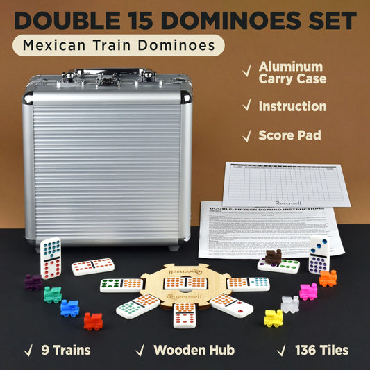 Queensell Mexican Train trains arrangement for dynamic, strategic play.