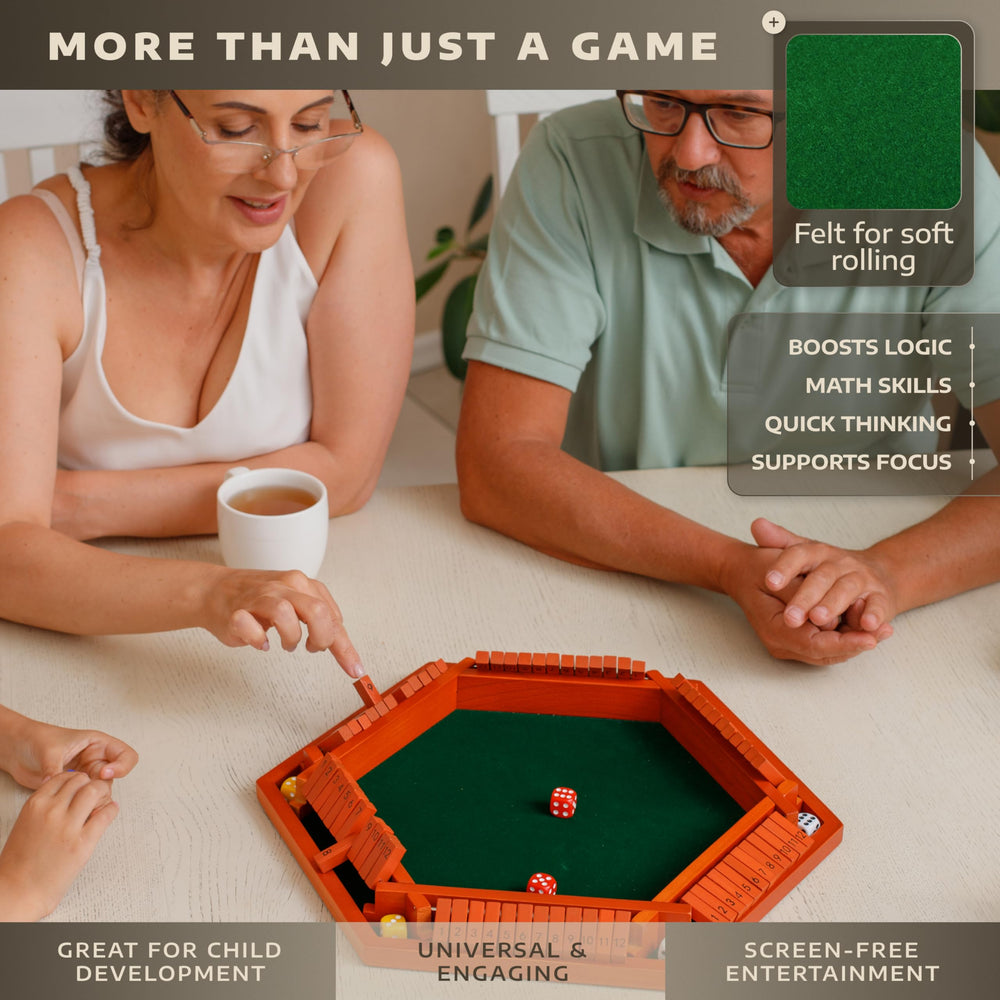 Queensell Shut The Box gift-ready packaging suits birthdays and holidays.