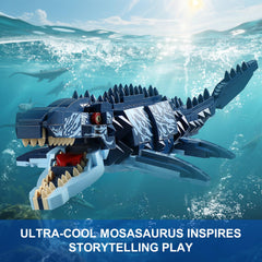 QUENTINAG build and display collection of large dinosaur figures.