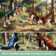 QUENTINAG sticker details add realistic eyes and textures for lifelike dinos.