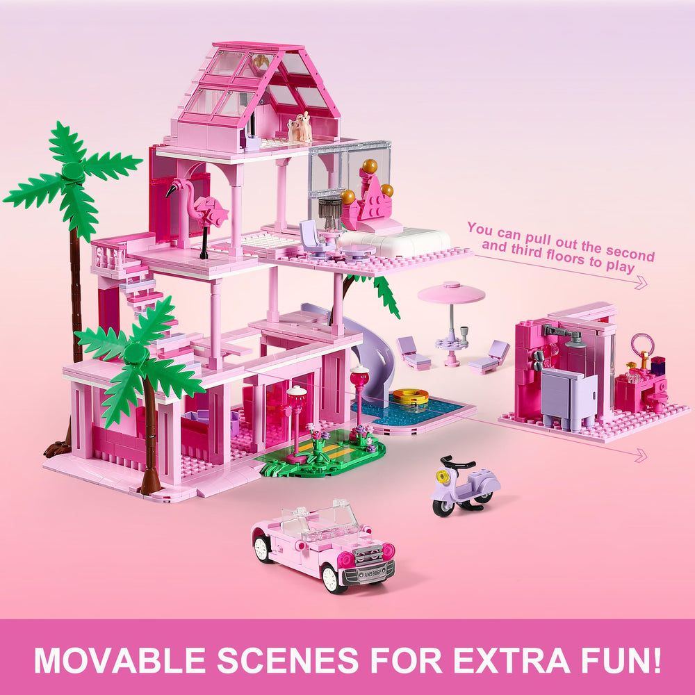 QUENTINAG Dream Girls House pull-out floors enable quick reconfiguration.