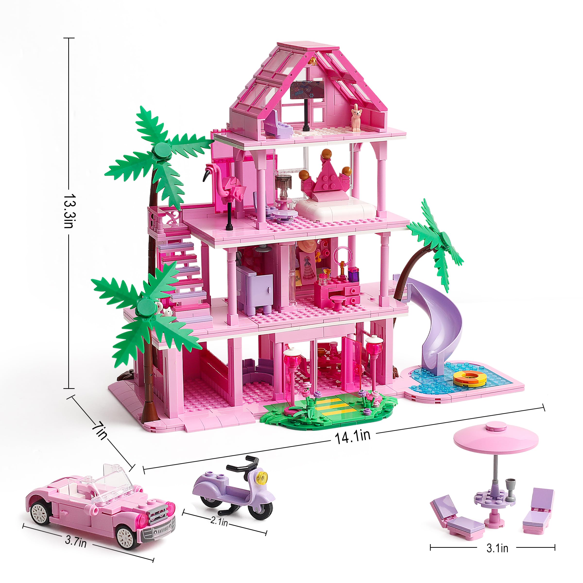 QUENTINAG Dream Girls House two cats add charming indoor companions.